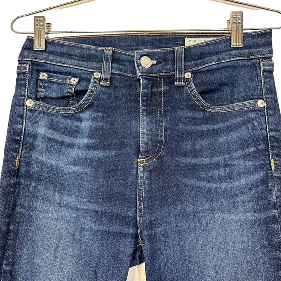 Rag & Bone 10” Ankle Skinny Jean Mad River Blue 26 - Picture 3 of 13